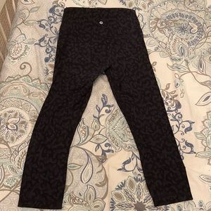 lululemon cropped printed align leggings